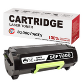 Compatible Lexmark 50F1U00, 501U Toner Cartridge For MS510, MS610 - 20000 Pages