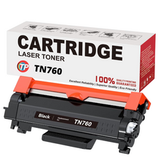 Compatible Brother TN760 Toner Cartridge Black With Chip 3000 Pages