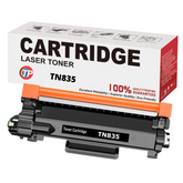 Compatible Brother TN835, TN-835 Black Toner Cartridge – High Yield 5000 Pages