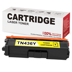Compatible Brother TN436Y, TN436 Toner Cartridge Yellow 6500 Pages