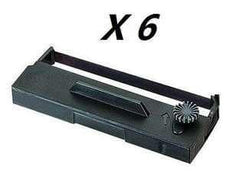 Compatible Epson ERC27BK ERC-27BK Ribbon Black 6 Pack