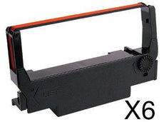 Compatible Epson ERC30 34 38PR Ribbon Purple Red 6 Pack