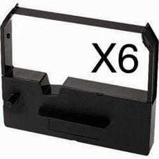 Compatible Epson ERC37PL ERC-37PL Ribbon Purple  6 Pack