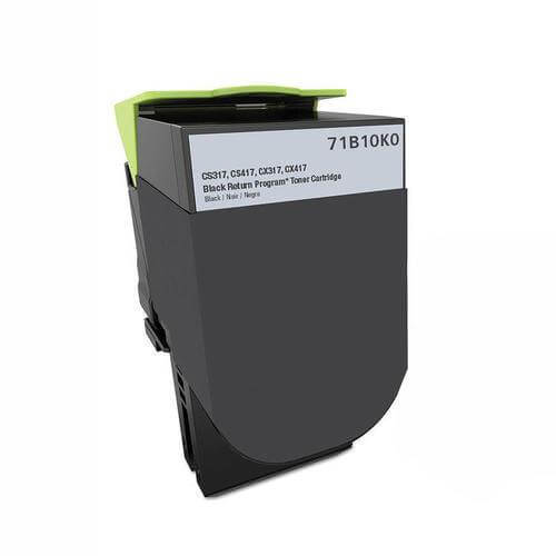 Compatible Lexmark 71B10K0 Toner Cartridge Black 3K