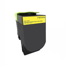 Compatible Lexmark 71B1HY0 Toner Cartridge Yellow 3.5K