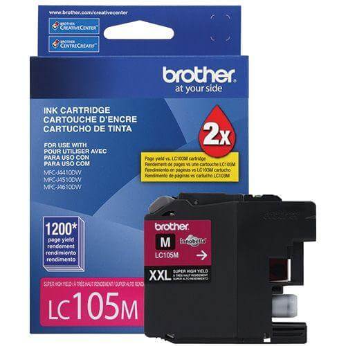 OEM Brother LC105MS Ink Cartridge Magenta 1.2K