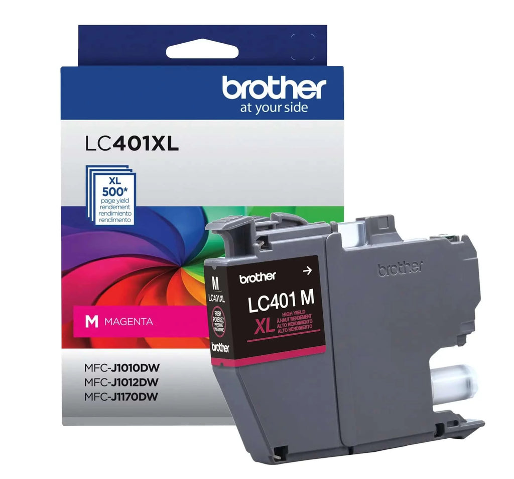 OEM Brother LC401XLMS Inkjet Cartridge Magenta 500 Pages