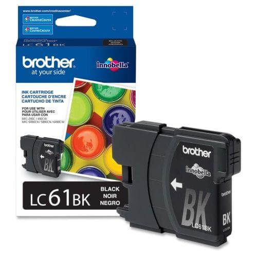 OEM Brother LC61BK LC61BKS Ink Cartridge Black 450