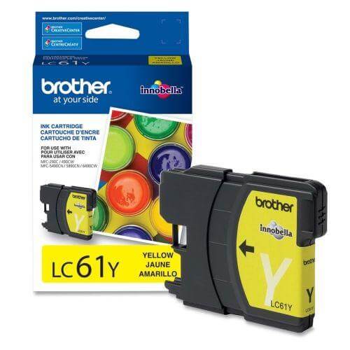 OEM Brother LC61Y LC61YS Ink Cartridge Yellow 325