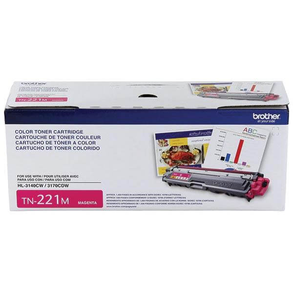 OEM Brother TN-221M TN221M Toner Cartridge Magenta 1.4K