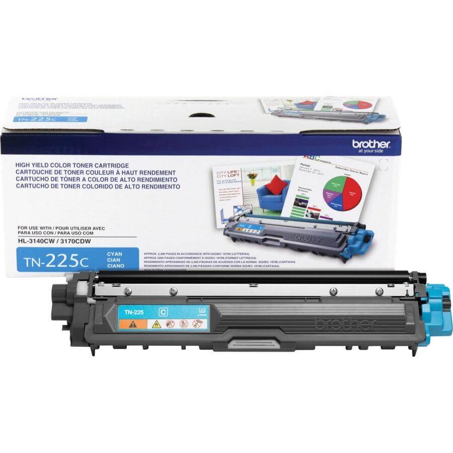 OEM Brother TN-225C TN225C Toner Cartridge Cyan 2.2K