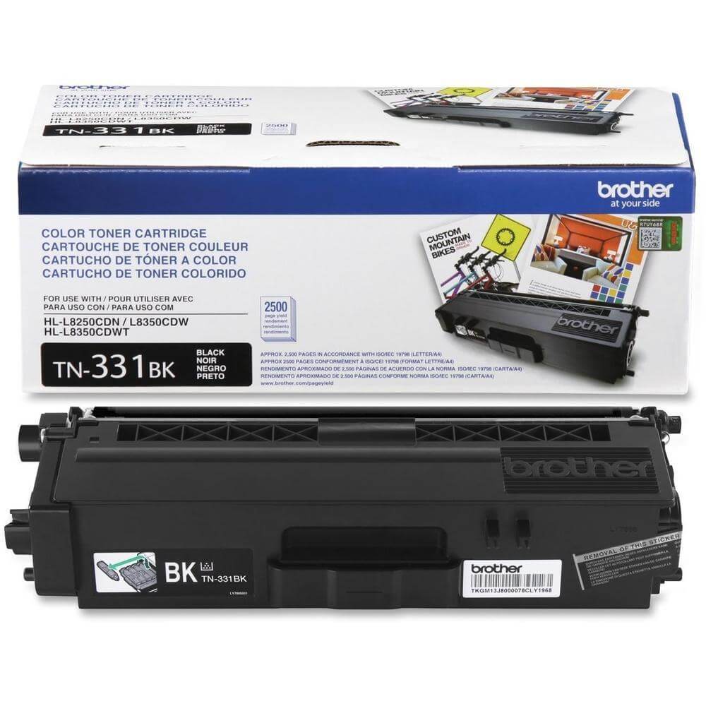 OEM Brother TN-331BK TN331BK Toner Cartridge Black 2.5K