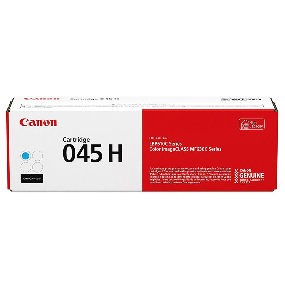 OEM Canon 045H, 1245C001 Toner Cartridge - Cyan - High Yield - 2.2K