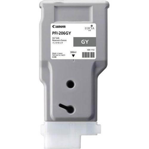 OEM Canon 5312B001 PFI-206GY Ink Cartridge Gray 300ml