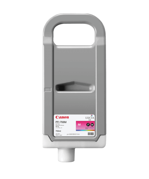 OEM Canon 6683B001 PFI-706M Ink Cartridge Magenta 700ml