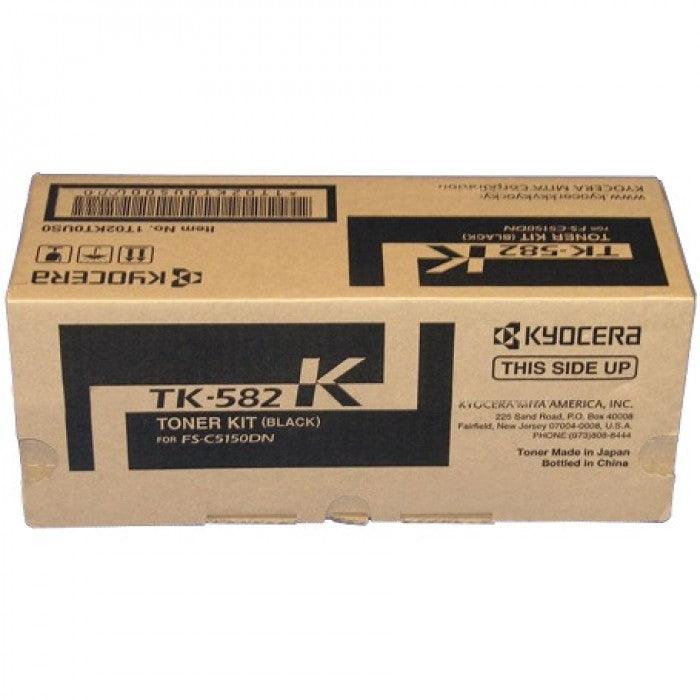 OEM Kyocera Mita TK-582K, 1T02KT0US0 Toner Cartridge Black - 3.5K
