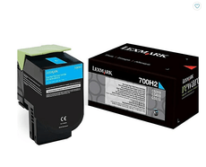 OEM Lexmark 70C0H20 700H2 Toner Cartridge Cyan 3K