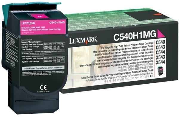 OEM Lexmark C540H1MG Toner Cartridge Magenta 2K Return Program