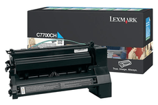 OEM Lexmark C7700CH Toner Cartridge Cyan 10K Return Program