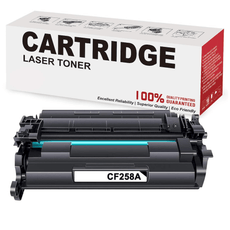 Compatible HP CF258A, 58A Toner Cartridge Black With Chip 3000 Pages