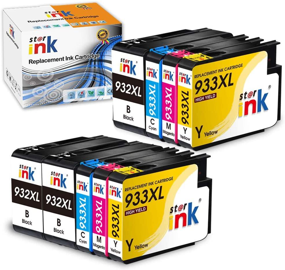 StarInk Compatible HP 932XL, HP 933XL Ink Cartridges BCYM 9 Pack