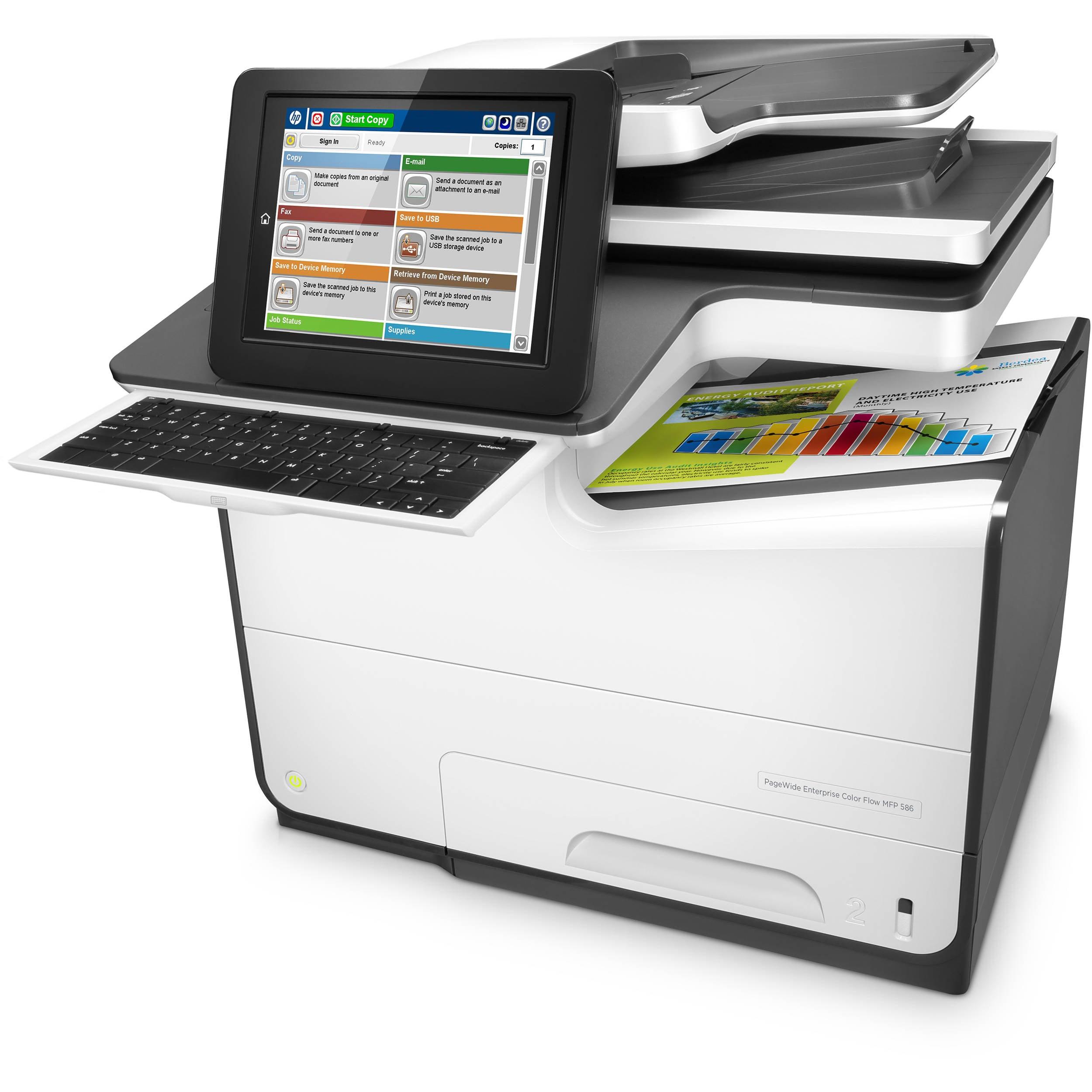HP PW Ent. Color Flow 586z MFP