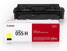 OEM Canon 055H, 3017C001 Toner Cartridge Yellow High Yield 5.9K