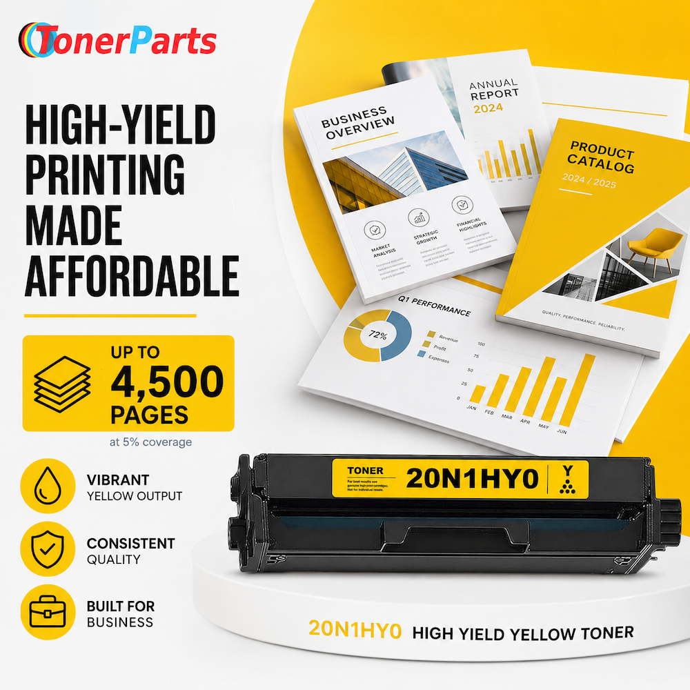 Compatible Lexmark 20N1HY0 Toner Cartridge Yellow 4500 Pages