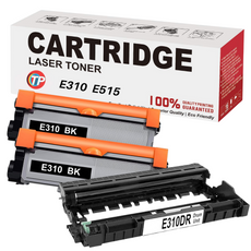 Compatible Dell E310, E514, E515 Toner and Drum Cartridge Combo Pack