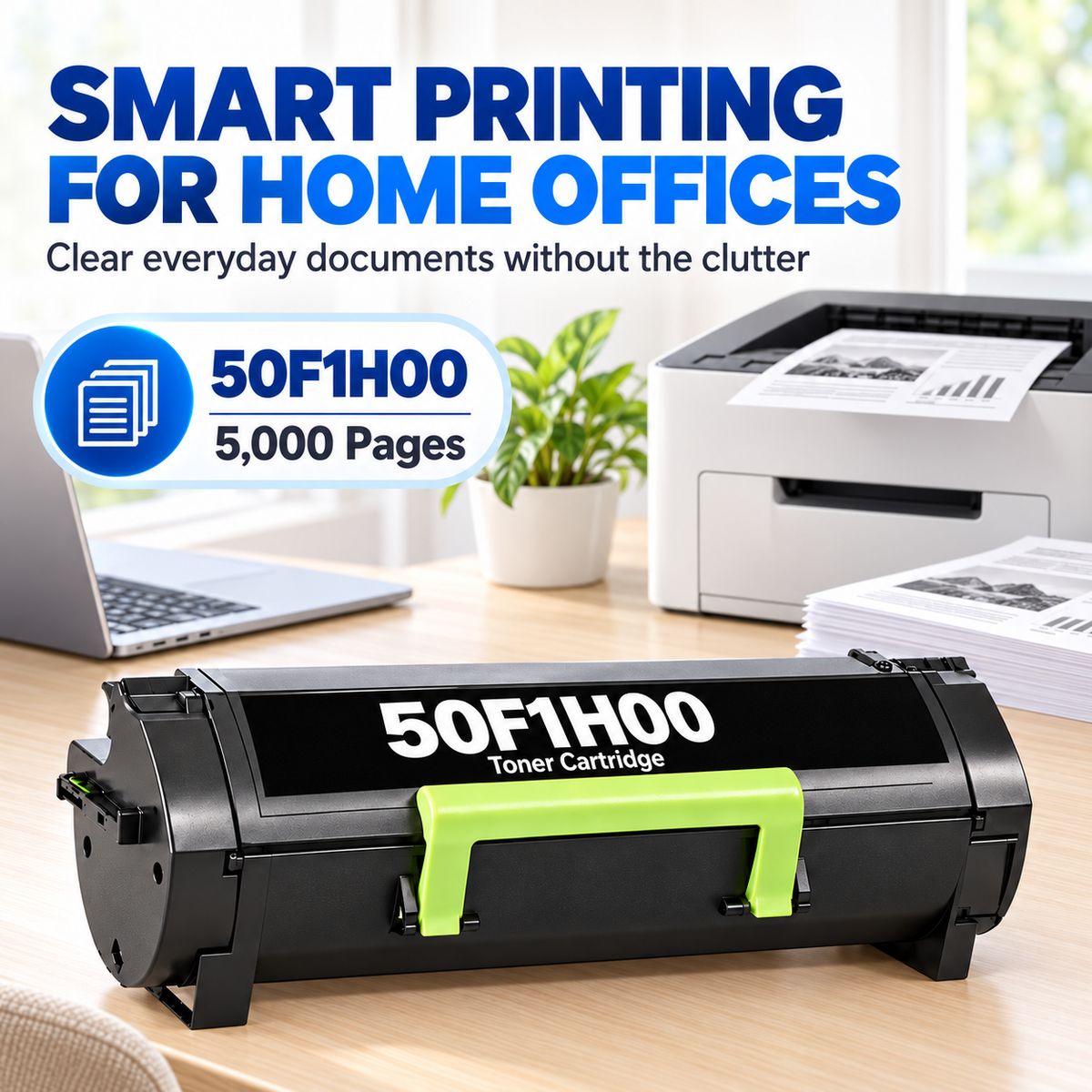 Compatible Lexmark 50F1H00, 501H Toner Cartridge Black 5000 Pages