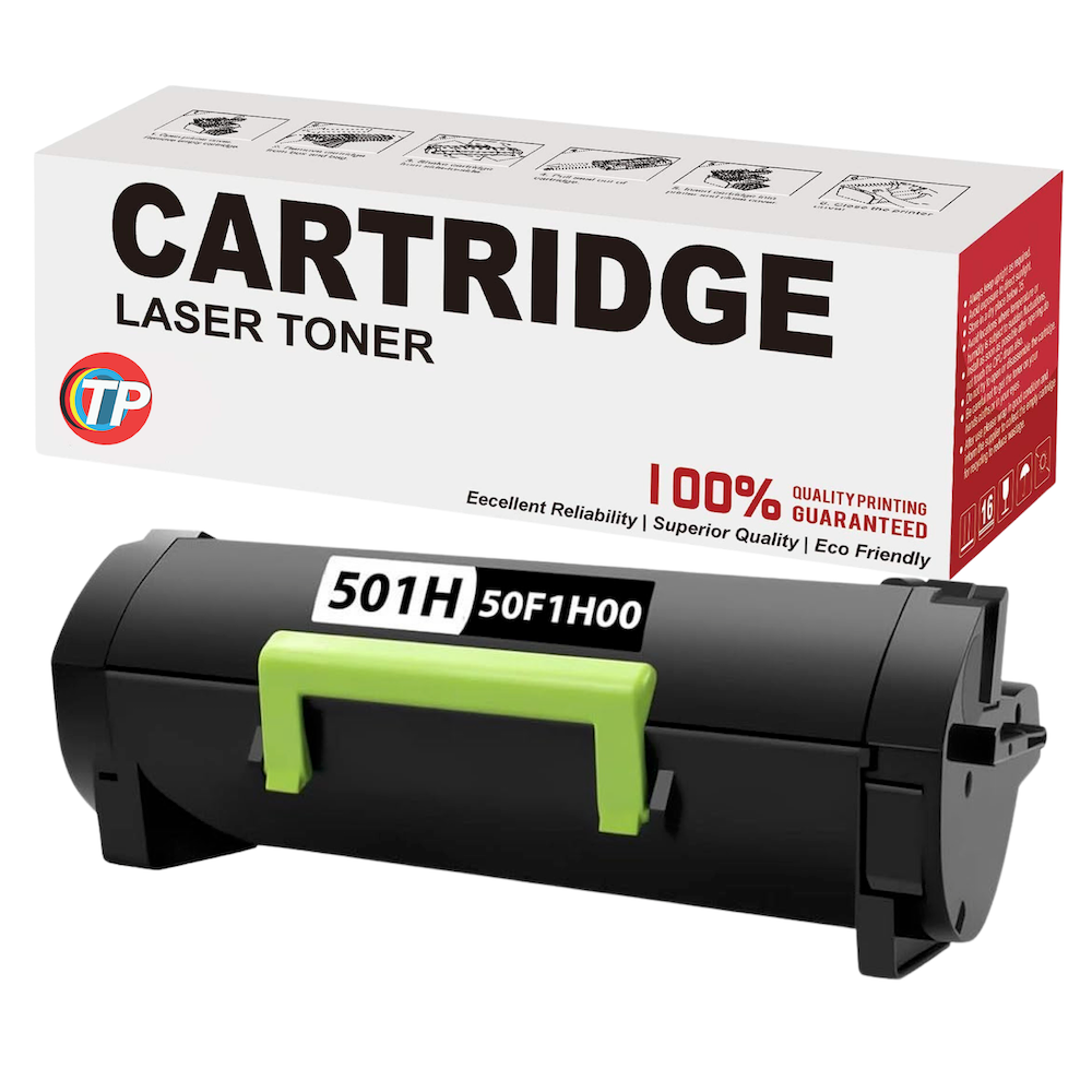 Compatible Lexmark 50F1H00, 501H Toner Cartridge 5000 Pages for Lexmark MS310, MS312, MS315, MS410, MS415, MS510, MS610