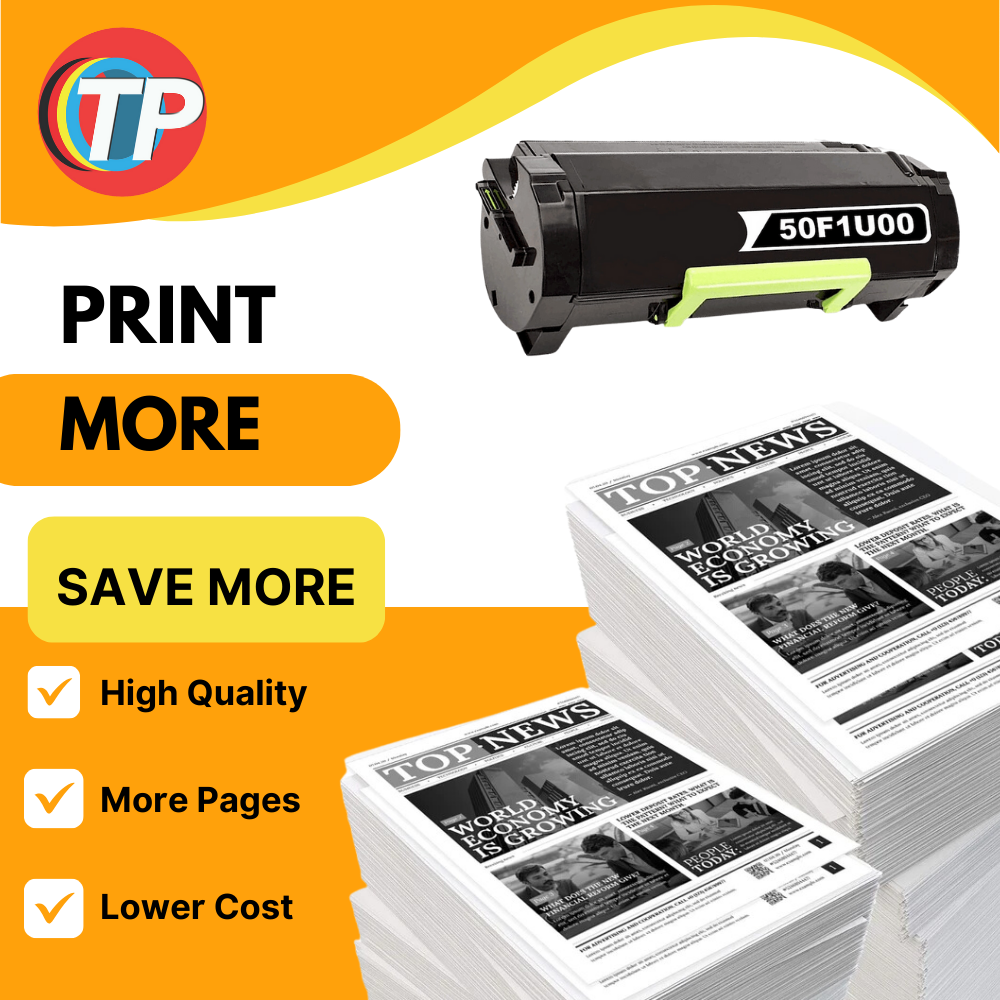 Compatible Lexmark 50F1U00, 501U Toner Cartridge For MS510, MS610 - 20000 Pages