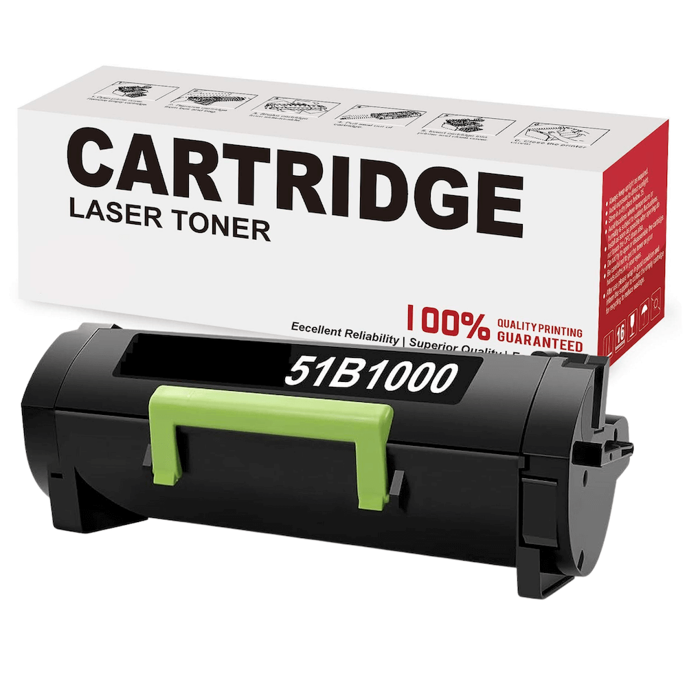 Compatible Lexmark 51B1000 Toner Cartridge For MS317, MS417, MS517, MS617, MX317, MX417, MX517, MX617 - 2.5K