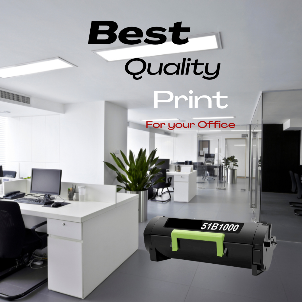 Compatible Lexmark 51B1000 Toner Cartridge For MS317, MS417, MS517, MS617, MX317, MX417, MX517, MX617 - 2.5K