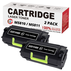 Compatible Lexmark 52D1H00, 521H Cartridge For MS710, MS711, MS810, MS811, MS812 - 2 Pack