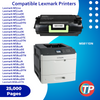Compatible Lexmark 52D1H00, 521H Toner Cartridge For MS710, MS810 Printer 25000 Pages
