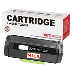 Compatible Lexmark 52D1H00 521H MICR Toner Cartridge Black 25K