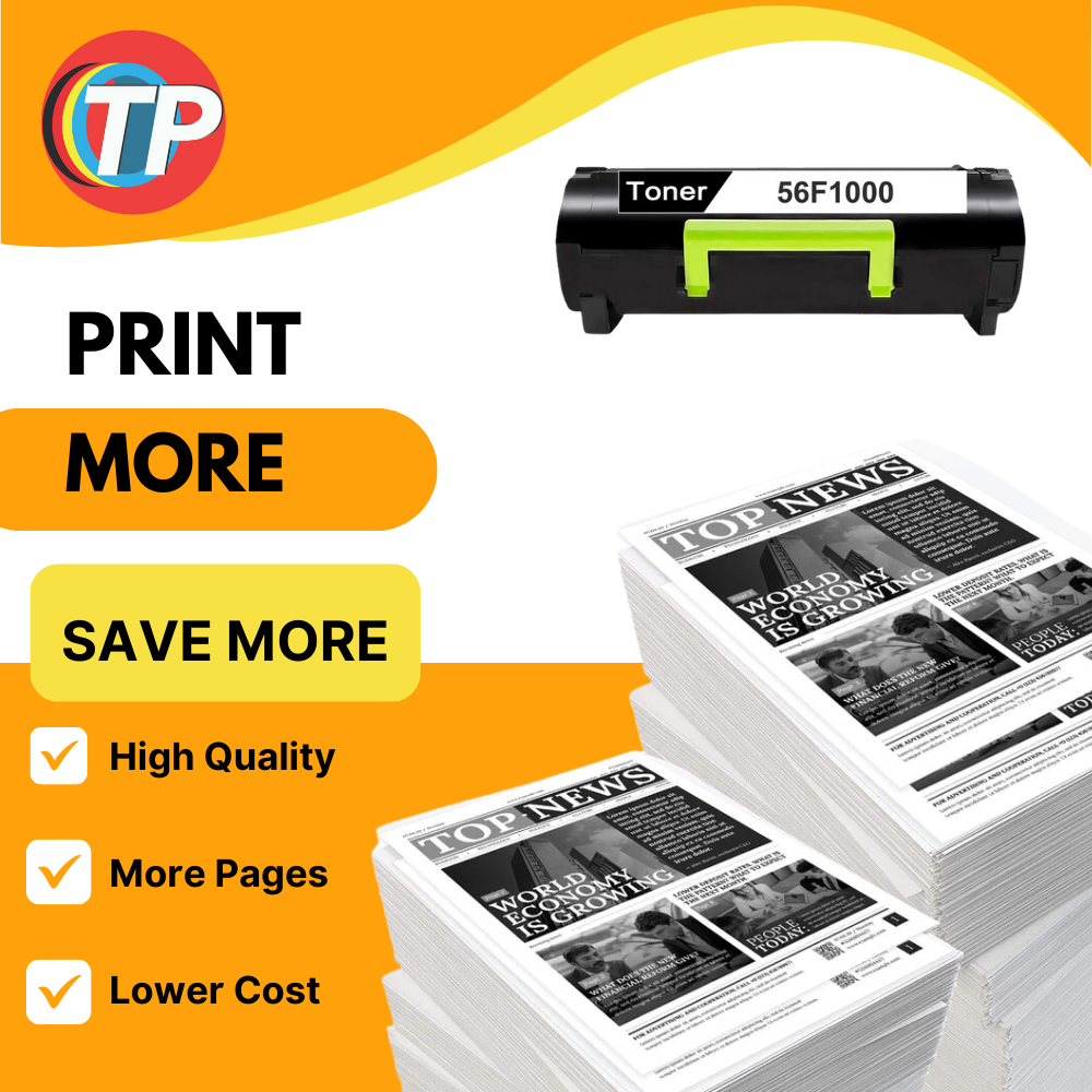 Compatible Lexmark 56F1000 Toner Cartridge Black 6K Pages