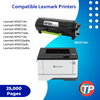 Compatible Lexmark 56F1U00 Toner Cartridge For MS321, MS621, MS622, MX521, MX522, MX622 Black - 25K