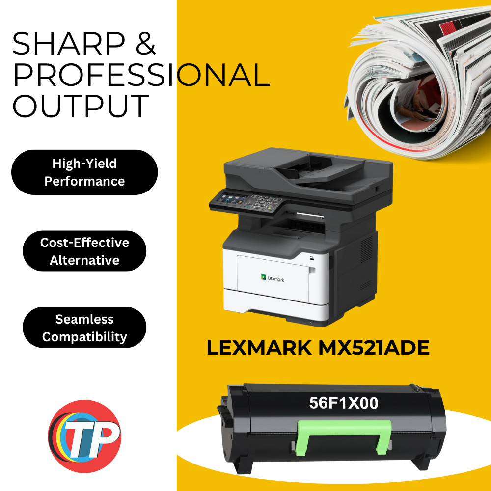 Compatible Lexmark 56F1X00 Toner Cartridge Black 20K Pages