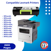 Compatible Lexmark 60F1000, 601 Toner Cartridge for MX310, MX410, MX510, MX511, MX610, MX611, Black 2.5K