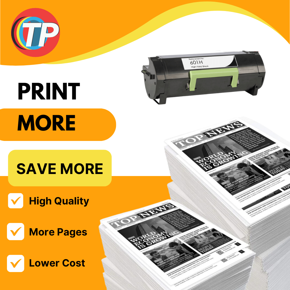 Compatible Lexmark 60F1H00, 601H Toner Cartridge For MX310, MX410, MX510, MX511, MX610, MX611 - 10K