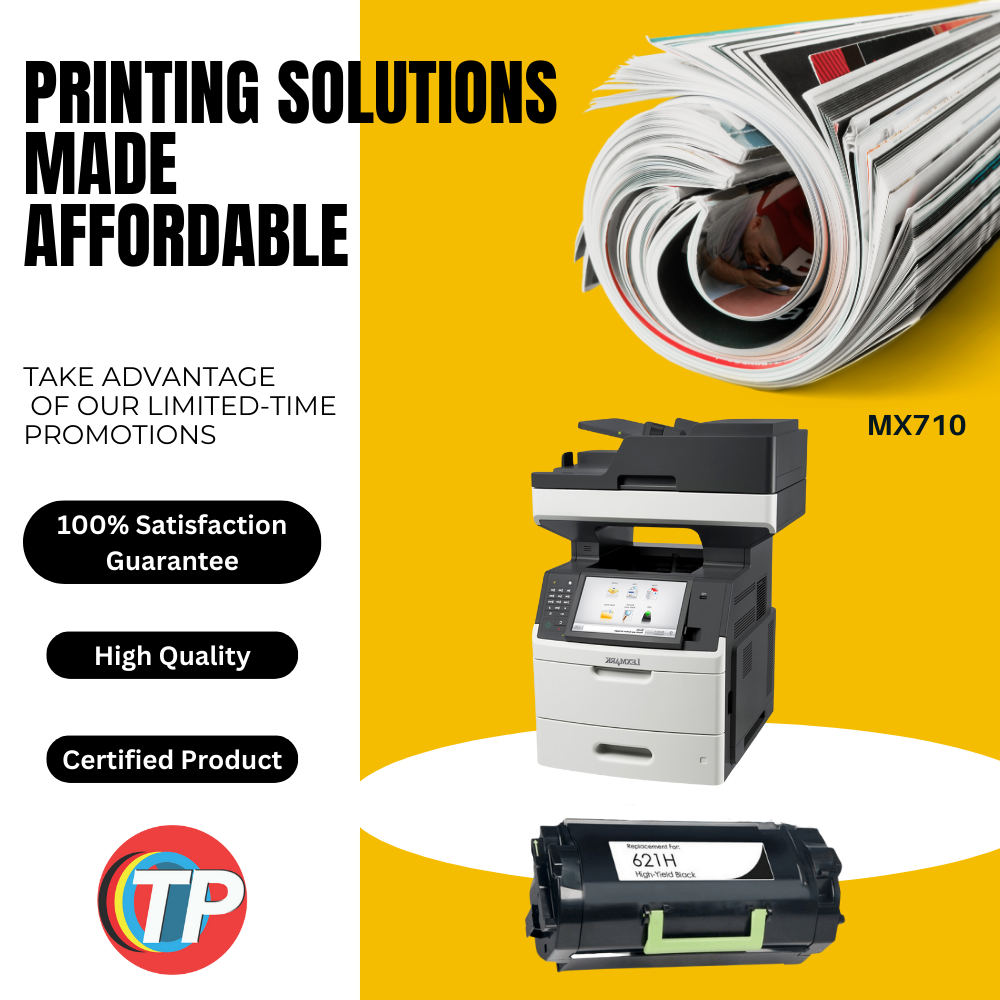 Compatible Lexmark 62D1H00, 621H Toner Cartridge For MX710, MX711, MX810, MX811, MX812 - 25K