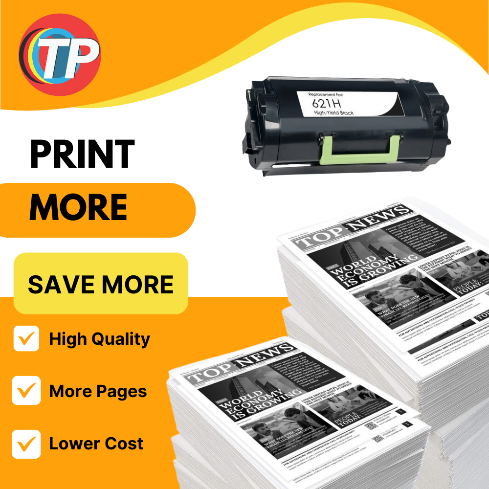 Compatible Lexmark 62D1H00, 621H Toner Cartridge For MX710, MX711, MX810, MX811, MX812 - 25K
