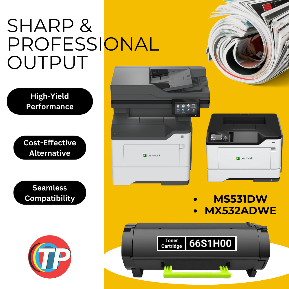 Compatible Lexmark 66S1H00, MS531dw, MX532adwe Toner Cartridge 28400 Pages