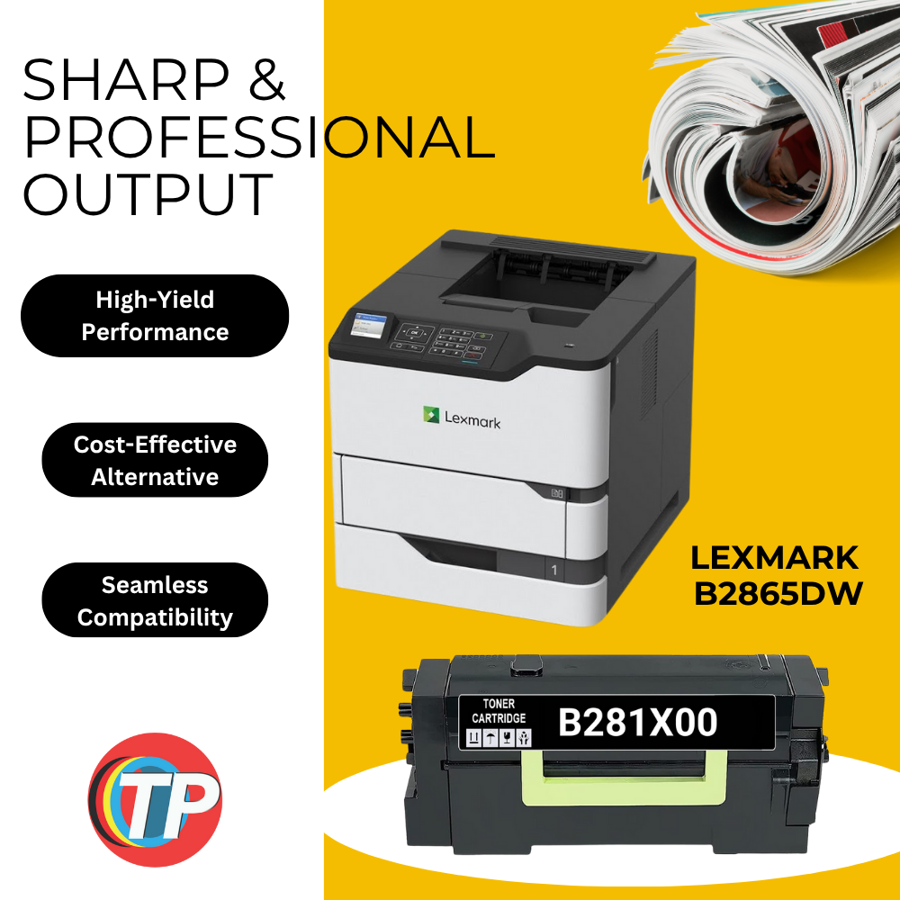 Compatible Lexmark B281X00 Toner Cartridge Black 30,000 Pages