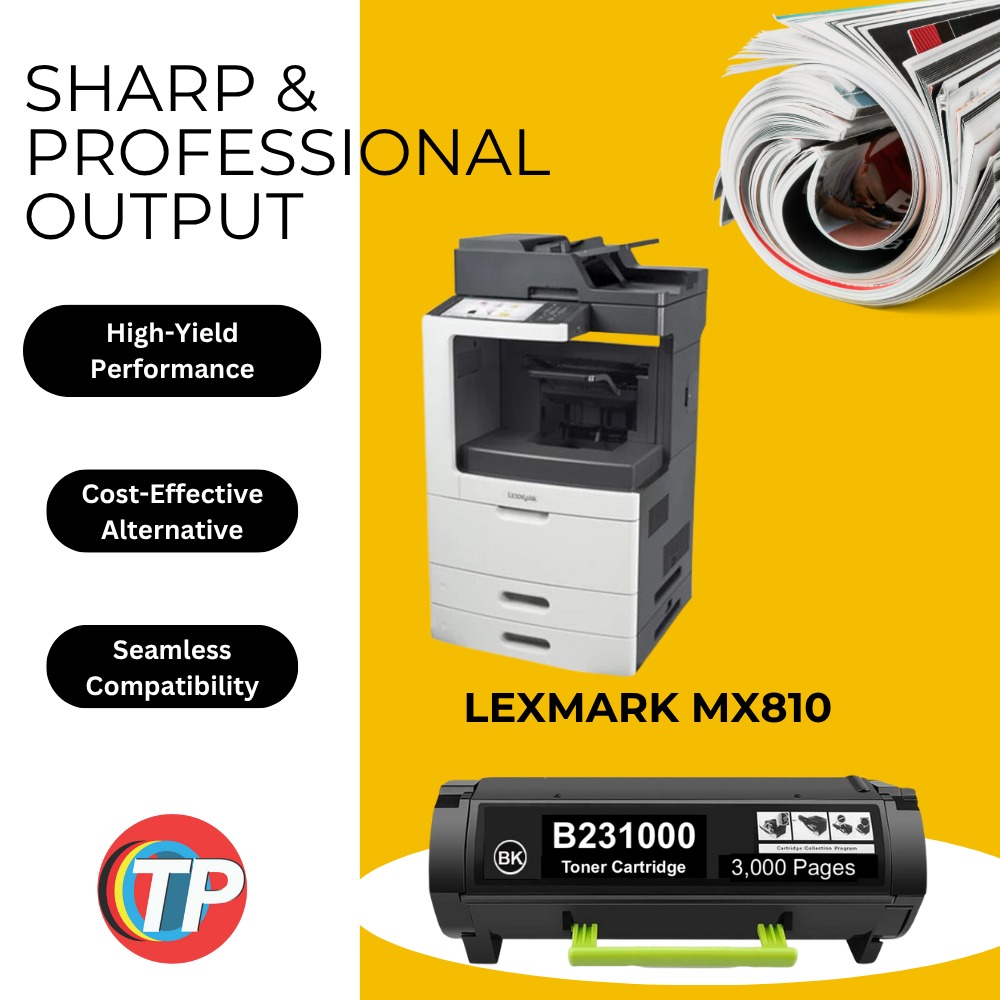 Compatible Lexmark B231000 Toner Cartridge Black 3000 Pages