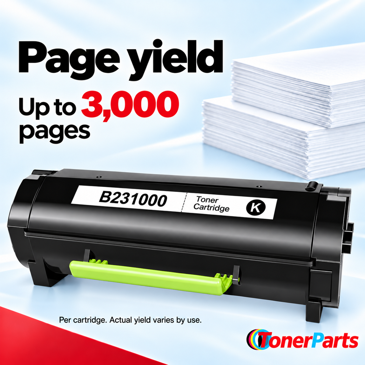 Compatible Lexmark B231000 Toner Cartridge Black 3000 Pages
