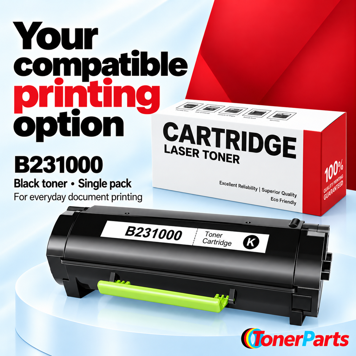 Compatible Lexmark B231000 Toner Cartridge Black 3000 Pages