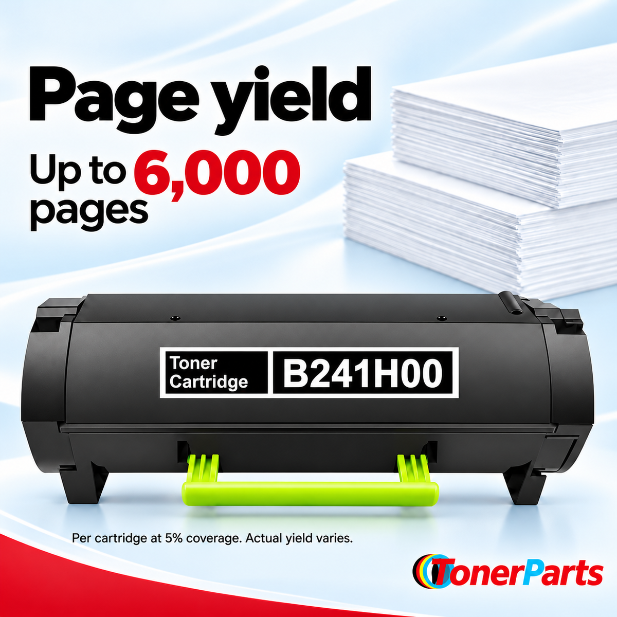 Compatible Lexmark B241H00, B240HA0 Toner Cartridge Black 6000 Pages